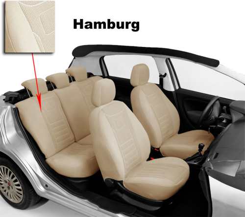 Maßgefertigte Sitzbezüge aus VELOUR für BMW 3er E 90   2005 bis 2008